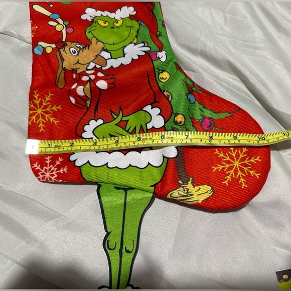 GRINCH Christmas 2 Stockings - 21 Inch NWOT - Picture 5 of 8